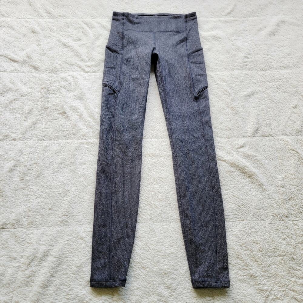 Lululemon Athletica Speed Up Tight Charcoal Leggings - Picture 3 of 5